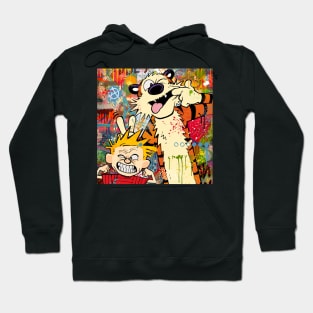 Calvin & Hobbes pop art Hoodie